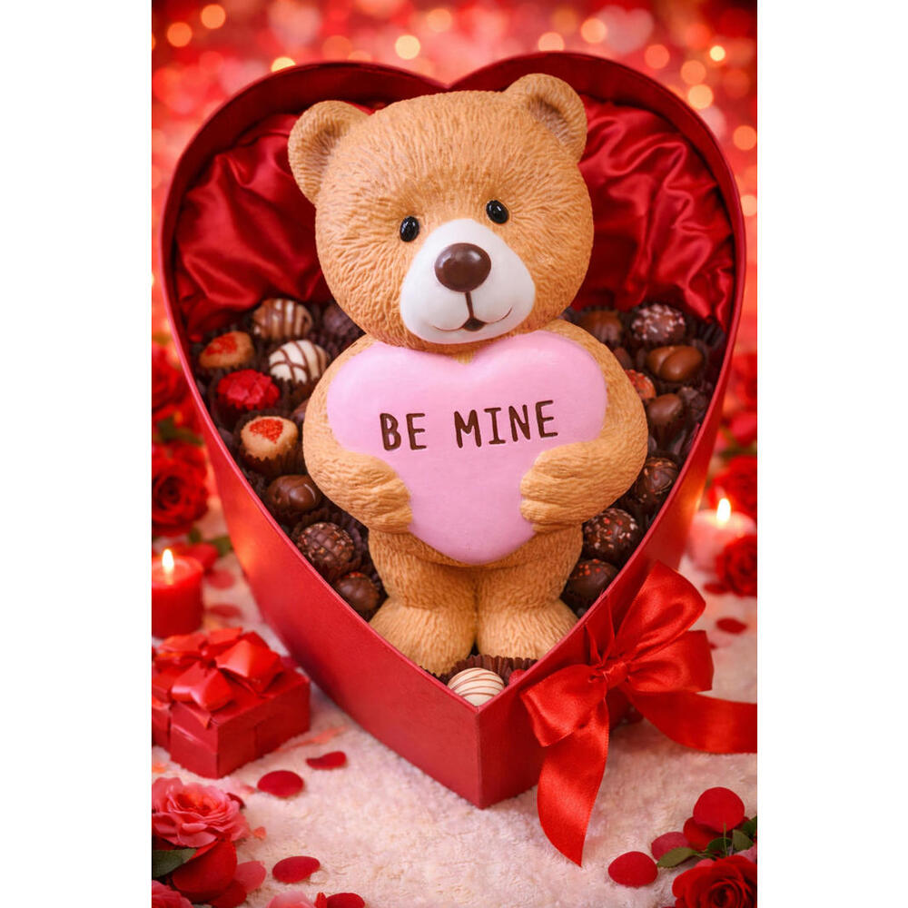 🐻🐻CRACKER BARREL 3FT VALENTINES DAY BEAR MOLD SOLD OUT IN HAND READY TO SHIP